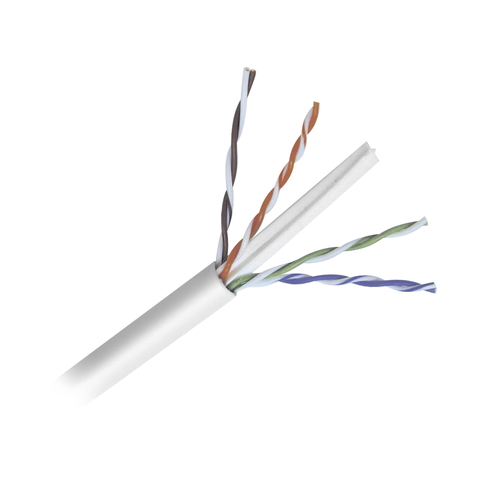 Bobina de Cable de 305 Metros (1000 Pies) de Cable Cat6 de Alto Desempeño, Super Flexible, UL, Cobre, Color Blanco, para Aplicaciones de Video Vigilancia y Redes de Datos - Imagen 2