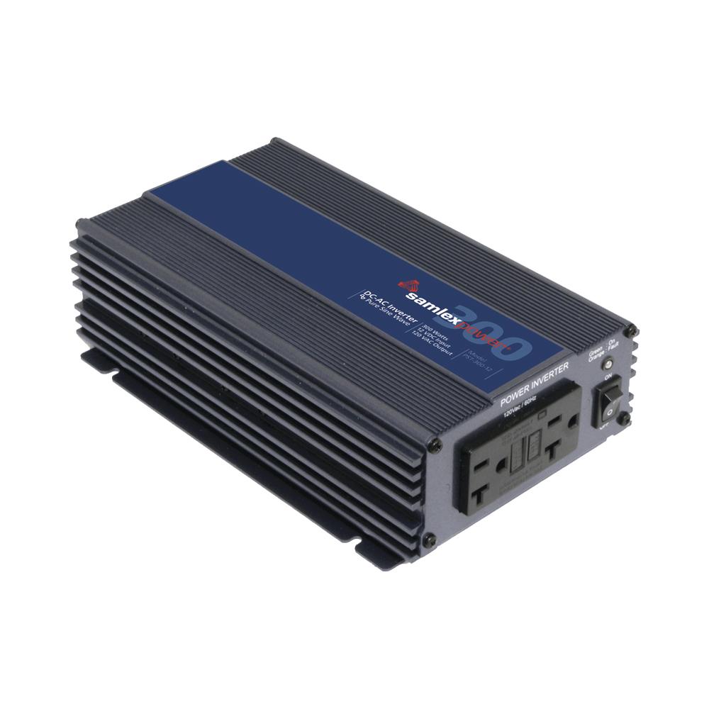 Inversor de Corriente Onda Pura 300W, Entrada 24 Vcc, Salida 120 Vca
