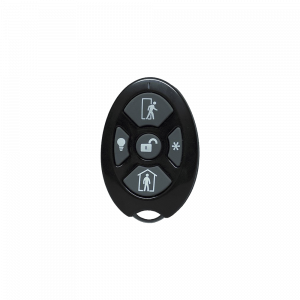 ALULA - Control Remoto de Seguridad Cinco Botones / Compatible con Automatización del Hogar / Encriptación Inalámbrica / Indicador de Batería Baja