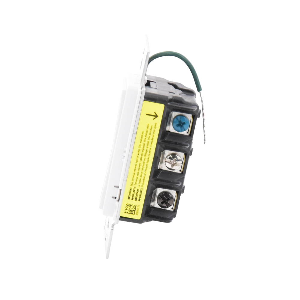 (RadioRa3) Atenuador táctil Sunnata Dimmer PRO color blanco, snow satin, cable neutro / soporta 250W LED - Imagen 4
