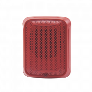 Bocina para Montaje en Pared, Color Rojo, Nuevo Diseño Moderno y Elegante y Menor Consumo de Corriente