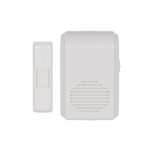 Timbre Inalámbrico Para Puerta Con 10 Tonos, Hasta 150m Linea de Vista, Con Receptor Inalámbrico Incluido, 110Vca
