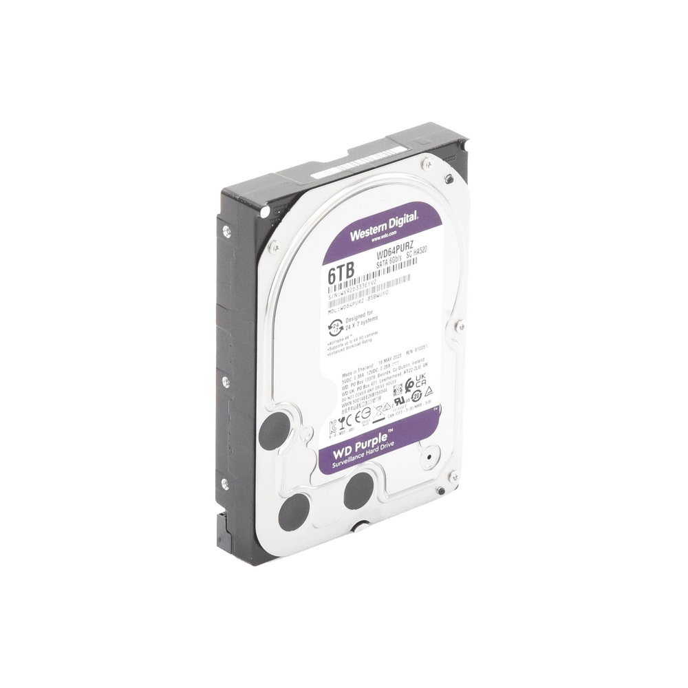 Disco Duro PURPLE de 6TB / 3 AÑOS DE GARANTÍA / Para Videovigilancia - Imagen 5