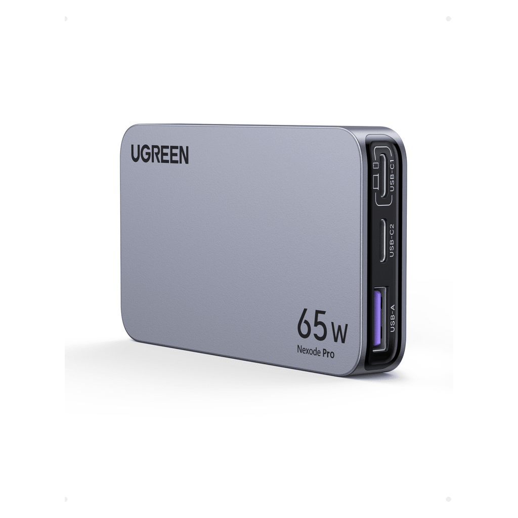 Cargador Rápido GaN 65W UGREEN / 2 Puertos USB-C + 1 Puerto USB-A / Tecnología GaN / Carga Rápida PPS PD 3.0 QC 4.0 / Compatibilidad Universal 100-240V / Diseño Compacto - Imagen 2