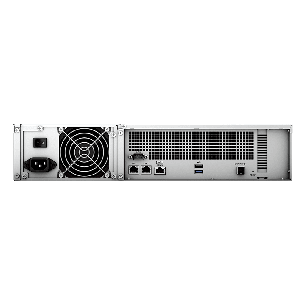 Servidor de Almacenamiento RackStation RS2423+ | 12 Bahías | 2U | Hasta 216 TB | Rendimiento 3,500/1,700 MB/s | Expansión a 432 TB | 10GbE | Fuentes de Alimentación Duales | Alta Disponibilidad. - Imagen 7