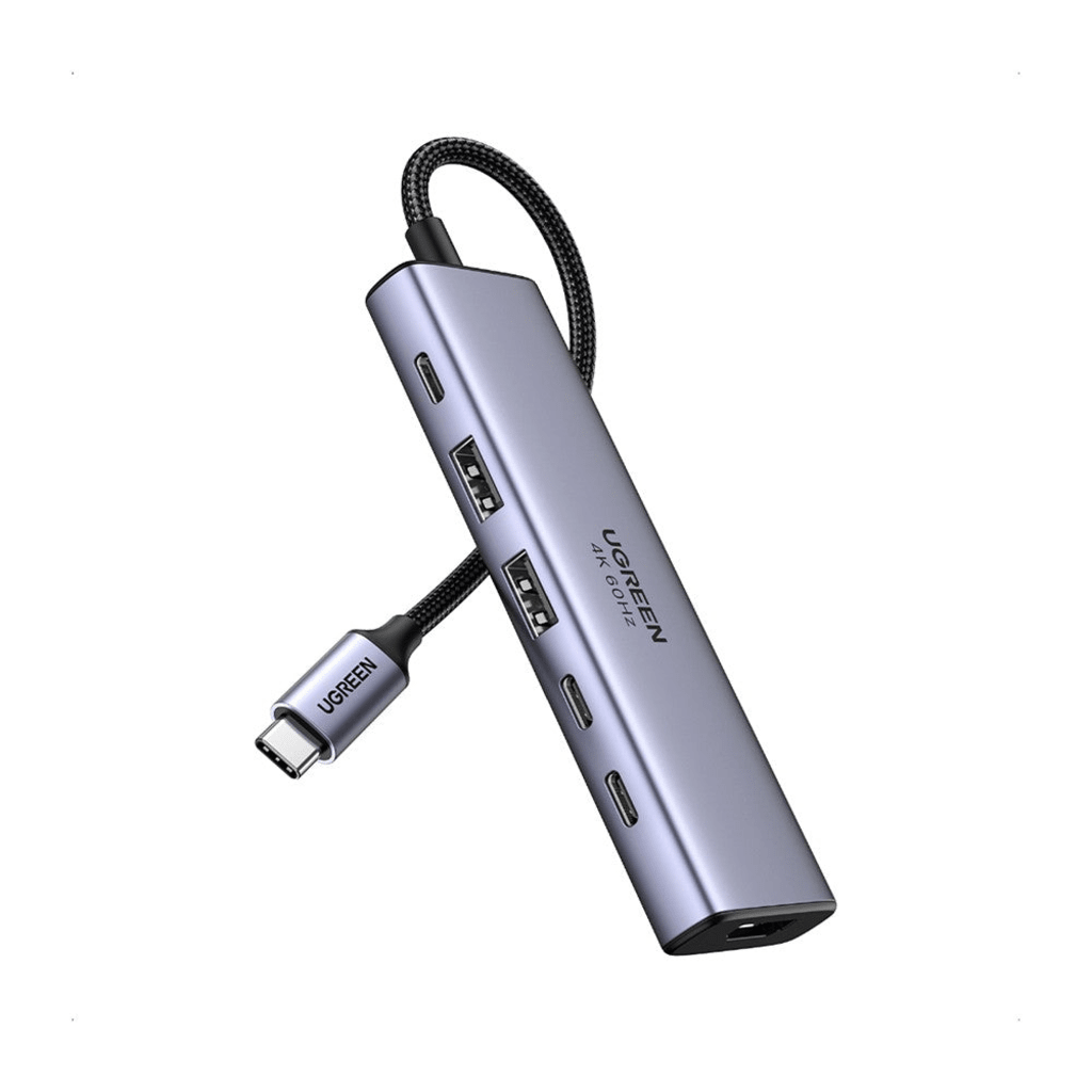 Hub USB-C 6 en 1 / HDMI 4K@60Hz / 2x USB-A 3.2 Gen 2 (10 Gbps) / 2x USB-C 3.2 (10 Gbps) / PD 100W / Compatibilidad Universal / Driver-Free / Aluminio - Imagen 2