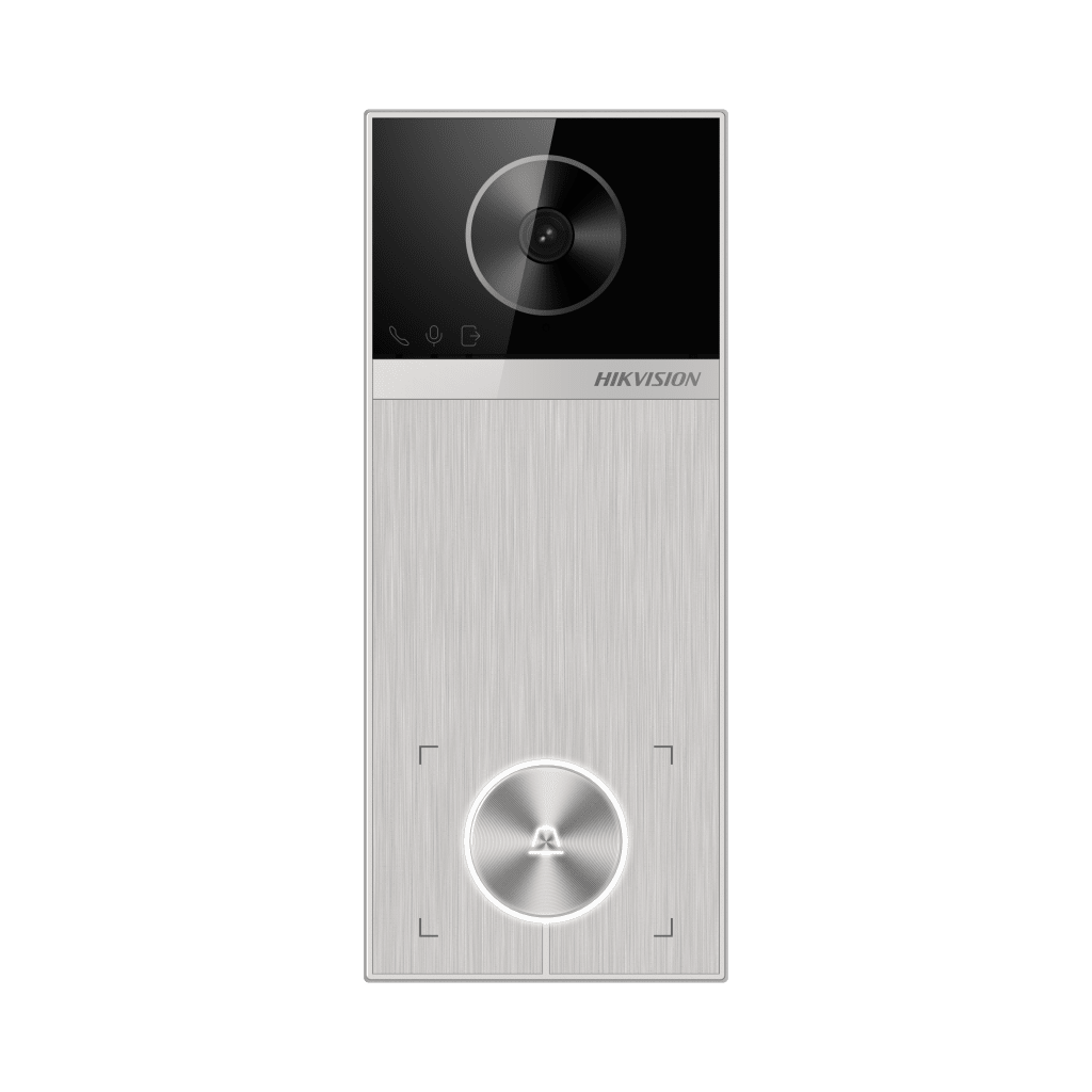 Videoportero / 4 Megapixel / Ángulo de Visión 150° / Control de 2 Cerraduras / Desbloqueo por Tarjeta, Hik-Connect y Estación Interior / IP65 / PoE IEEE802.3at / Compatibilidad ONVIF / H.265 - Imagen 3