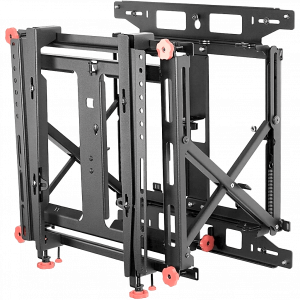 Soporte Muro para video wall LCD / Liberación Rápida / Para Pantallas 46"-60" / Ajuste Micro Sin Herramientas XYZ 1.5" / VESA 600x400 mm / Carga Máxima 56Kg / Gestión Integrada de Cables