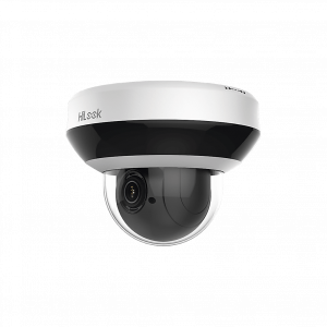 Mini PTZ IP 4 Megapixel / 4X Zoom / Audio Bidireccional / H.265+ / 20 mts IR EXIR / WDR 120 dB / PoE / IK10 / IP66 / Ultra Baja Iluminación / Micrófono Integrado / Micro SD