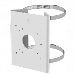 Soporte para Poste Serie 35 / Material Aluminio + Acero Inoxidable / Capacidad de Carga Máxima 4 kg / Compatible con Accesorios Honeywell / Para Cámaras de Seguridad Exteriores