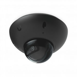 UniFi G6 Dome – Cámara 4K Antivandálica y Todo Clima con Sensor de 8 MP (1/1.8”), Motor de IA Multi-TOPS y Visión Nocturna Infrarroja de Largo Alcance, Color Negro