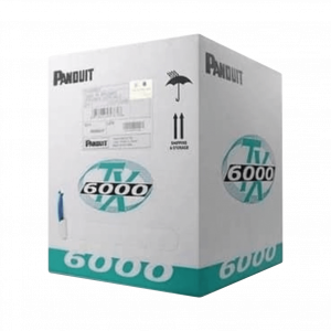 Bobina de Cable UTP 305 Metros (1000 Pies) de Cobre, TX6000™ PanNet, Reelex, Blanco, Categoría 6 Mejorado (23 AWG), PVC (CMR, Riser), de 4 Pares