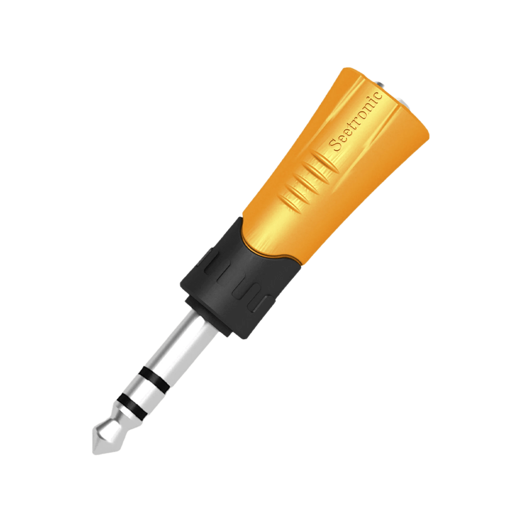 Conector Estéreo | 1/4in - Jack de 3.5 mm | Adaptador de Carcasa de Plastico - Imagen 2
