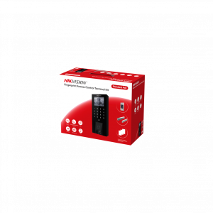 Kit Terminal Control Acceso Biométrico DS-KAS807 / Huella Digital / 2.4" LCD / 5000 Huellas + 5000 Tarjetas / IP65 / Wi-Fi + PoE / Cerradura Magnética 272 kg / Botón Touchless