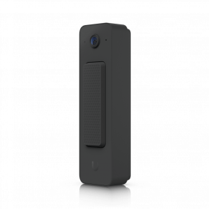UVC Doorbell Lite – Videoportero Compacto 5 MP PoE con Visión Nocturna IR, Audio Bidireccional y Diseño Resistente al Clima, Color Negro