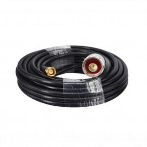 Cable Coaxial 10 Metros / Baja Pérdida / Diámetro 5 mm / Impedancia 50 Ω / Apantallamiento >90dB / Operación 5-3000 MHz / Conectores N y SMA Macho / Compatible NX9775 NX9776 NX9783