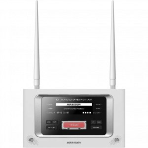 (HikFire) Panel Inalámbrico de Detección de Incendio (Gateway LoRa) / Pantalla LCD Táctil / Comunicación hasta 2 km / Gestión de 128 Dispositivos / Encriptación AES128 / Integración a HikCentral Professiona