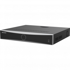 [Acusearch] NVR 12 Megapixel (4K) / 32 canales IP / 16 Puertos PoE+ / Reconocimiento Facial / AcuSense (Evita Falsas Alarmas) / 4 Bahías de Disco Duro / Switch PoE 300 mts / HDMI en 4K / Alarmas I/O