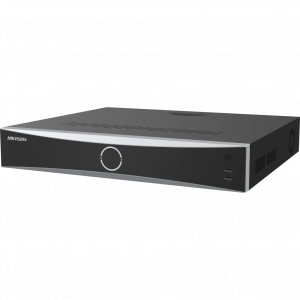 [Acusearch] NVR 12 Megapixel (4K) / 16 canales IP / 16 Puertos PoE+ / AcuSense (Evita Falsas Alarmas) / Reconocimiento Facial / 4 Bahías de Disco Duro / Switch PoE 300 mts  / HDMI en 4K / Alarmas I/O