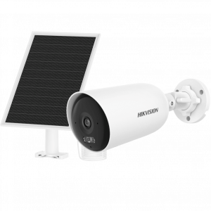 Kit Solar IP All in One / AOV / Bala IP 4 Megapixel / Lente 2.8 mm / Panel Solar + Batería de Respaldo de Litio (9000 mAh) / Conexión 4G / Audio de Dos Vías / IP66 / Micro SD